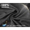 imageTBMPOY Womens UPF 50 Sun Protection Hoodie Shirt Long Sleeve Fishing Hiking Outdoor UV Shirt Lightweight8dark Grey
