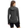 imageTBMPOY Womens UPF 50 Sun Protection Hoodie Shirt Long Sleeve Fishing Hiking Outdoor UV Shirt Lightweight8dark Grey