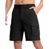 imageTBMPOY mens Cargo Shorts01black