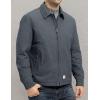 imageTBMPOY mens Men Work CoatsSteel Greythick