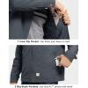 imageTBMPOY mens Men Work CoatsSteel Greythick