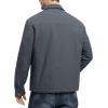 imageTBMPOY mens Men Work CoatsSteel Greythick