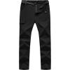 imageTBMPOY Mens Hiking Cargo Pants Lightweight Waterproof Quick Dry Outdoor Summer Fishing Camping Mountain PantC13black