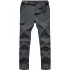 imageTBMPOY Mens Hiking Cargo Pants Lightweight Waterproof Quick Dry Outdoor Summer Fishing Camping Mountain PantC14dark Grey