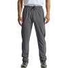 imageTBMPOY Mens Hiking Pants Quick Dry Lightweight Travel Track Running Active Jogger Sweatpants with PocketsB21greyBlack