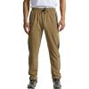 imageTBMPOY Mens Hiking Pants Quick Dry Lightweight Travel Track Running Active Jogger Sweatpants with PocketsB23khakiBlack