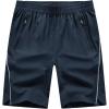 imageTBMPOY Mens Hiking Shorts Quick Dry Athletic Gym Workout Short with Zipper PocketsC14navy