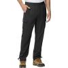imageTBMPOY Mens Lightweight Hiking Travel Pants Cargo Pockets Quick Dry Stretch Water Resistant Fishing Outdoor WorkBlack