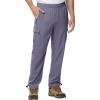 imageTBMPOY Mens Lightweight Hiking Travel Pants Cargo Pockets Quick Dry Stretch Water Resistant Fishing Outdoor WorkPurple Grey