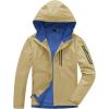 imageTBMPOY Mens Lightweight Rain Jackets Waterproof Raincoat with Hood Running Cycling Hiking Outdoor Windbreaker6khaki
