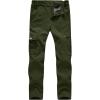 imageTBMPOY Womens Hiking Cargo Pants Outdoor Waterproof Windproof Softshell Fleece Snow PantsArmy Green