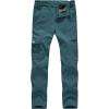 imageTBMPOY Womens Hiking Cargo Pants Outdoor Waterproof Windproof Softshell Fleece Snow PantsStone Blue