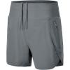 imageTBMPOY Womens Swim Board Shorts with Zipper Pockets 5 High Waisted Bathing Suit Swimwear Quick Dry Beach ShortGrey Blue