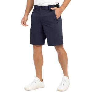 imageTBMPOY Mens 9quot Golf Shorts Quick Dry Casual Shorts Dress Shorts Flat Front Stretch Lightweight for Work Business TravelB1navy
