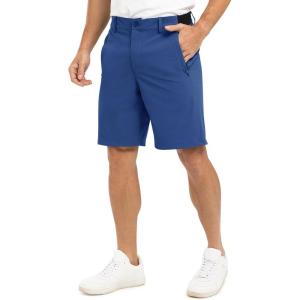 imageTBMPOY Mens 9quot Golf Shorts Quick Dry Casual Shorts Dress Shorts Flat Front Stretch Lightweight for Work Business TravelRoyal Blue