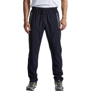 imageTBMPOY Mens Hiking Pants Quick Dry Lightweight Travel Track Running Active Jogger Sweatpants with PocketsB22dark Blue