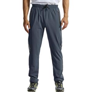 imageTBMPOY Mens Hiking Pants Quick Dry Lightweight Travel Track Running Active Jogger Sweatpants with PocketsB24grey