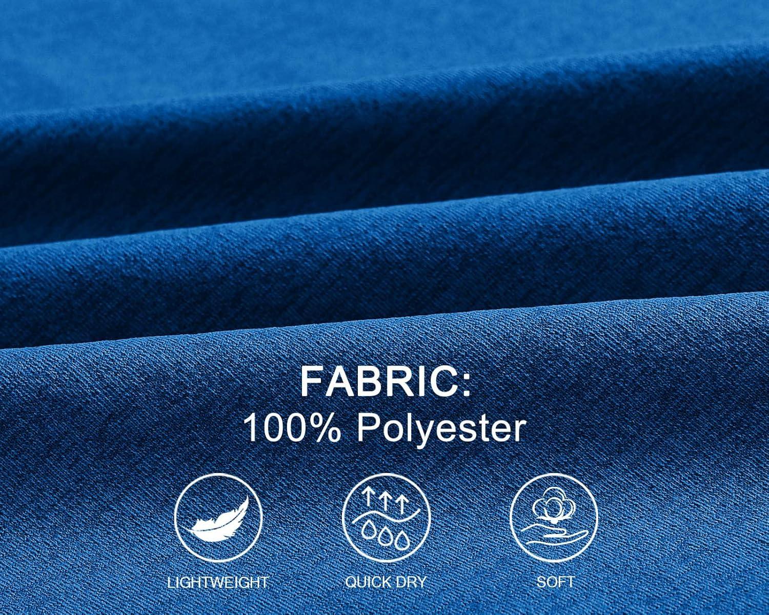 imageTBMPOY Mens Henley Polo Shirts Short Sleeve Casual TShirt Lightweight Collarless Work Outdoor Golf ShirtsRoyal Blue