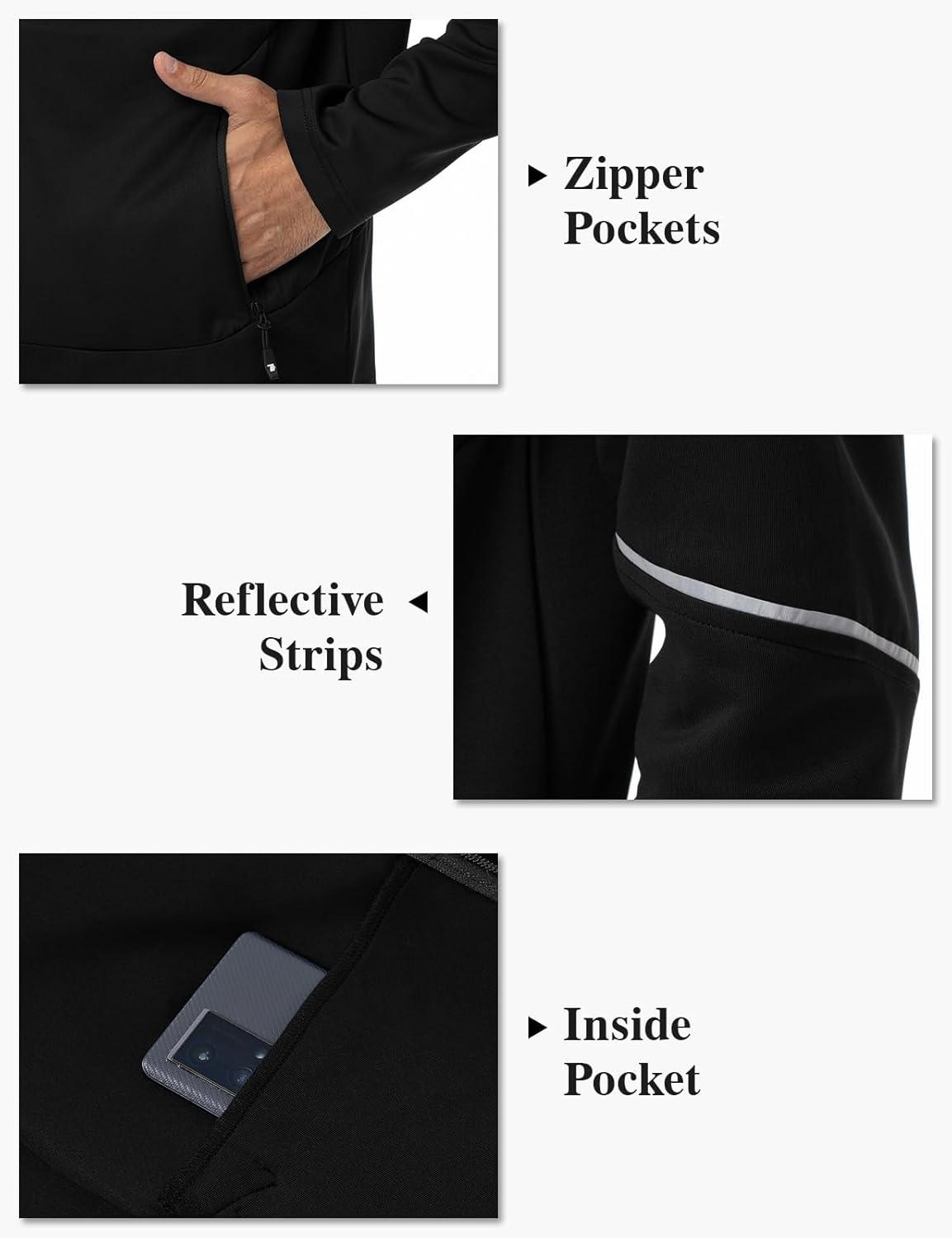 imageTBMPOY Mens Hooded Tracksuits Sweatsuits 2 Piece Sets Jogging Track Sweat Suit Workout Gym Warm Up Outfits with HoodieBlack