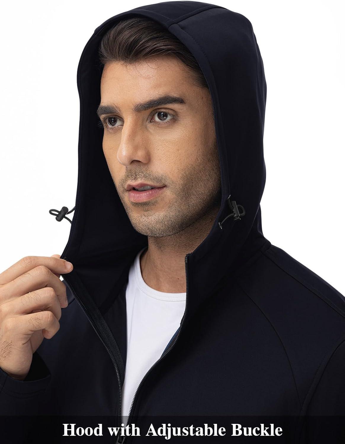 imageTBMPOY Mens Hooded Tracksuits Sweatsuits 2 Piece Sets Jogging Track Sweat Suit Workout Gym Warm Up Outfits with HoodieDark Blue