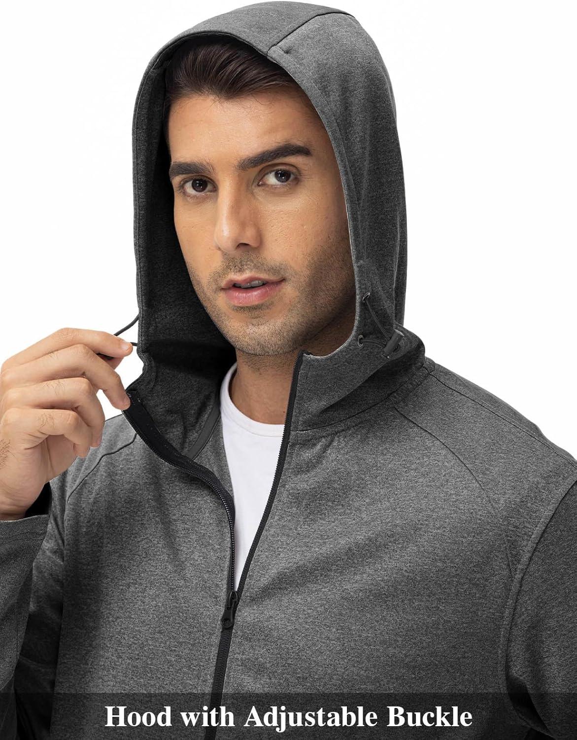 imageTBMPOY Mens Hooded Tracksuits Sweatsuits 2 Piece Sets Jogging Track Sweat Suit Workout Gym Warm Up Outfits with HoodieDark Gray