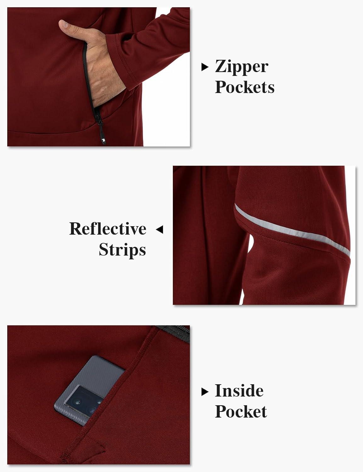 imageTBMPOY Mens Hooded Tracksuits Sweatsuits 2 Piece Sets Jogging Track Sweat Suit Workout Gym Warm Up Outfits with HoodieWine Red