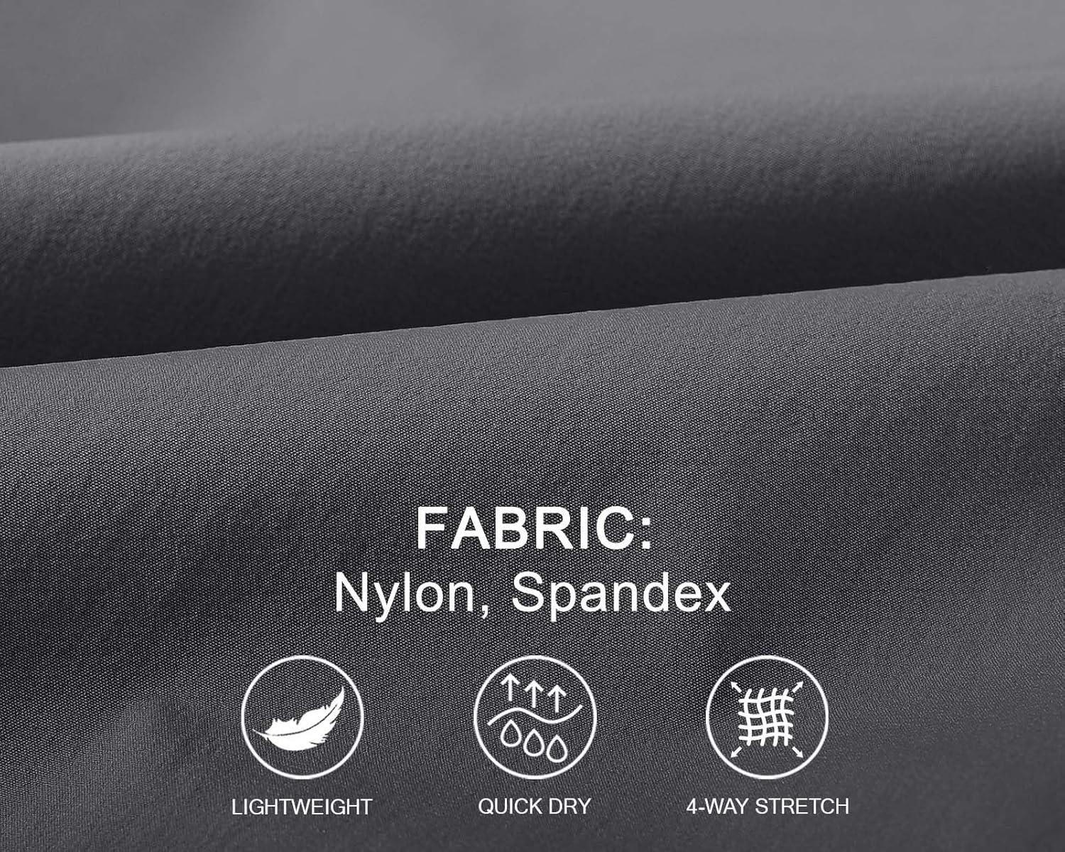imageTBMPOY Mens Stretch Golf Pants with 4 Pockets Quick Dry Lightweight Summer Work Casual Pant Trousers for Men Travel Dark Grey 34