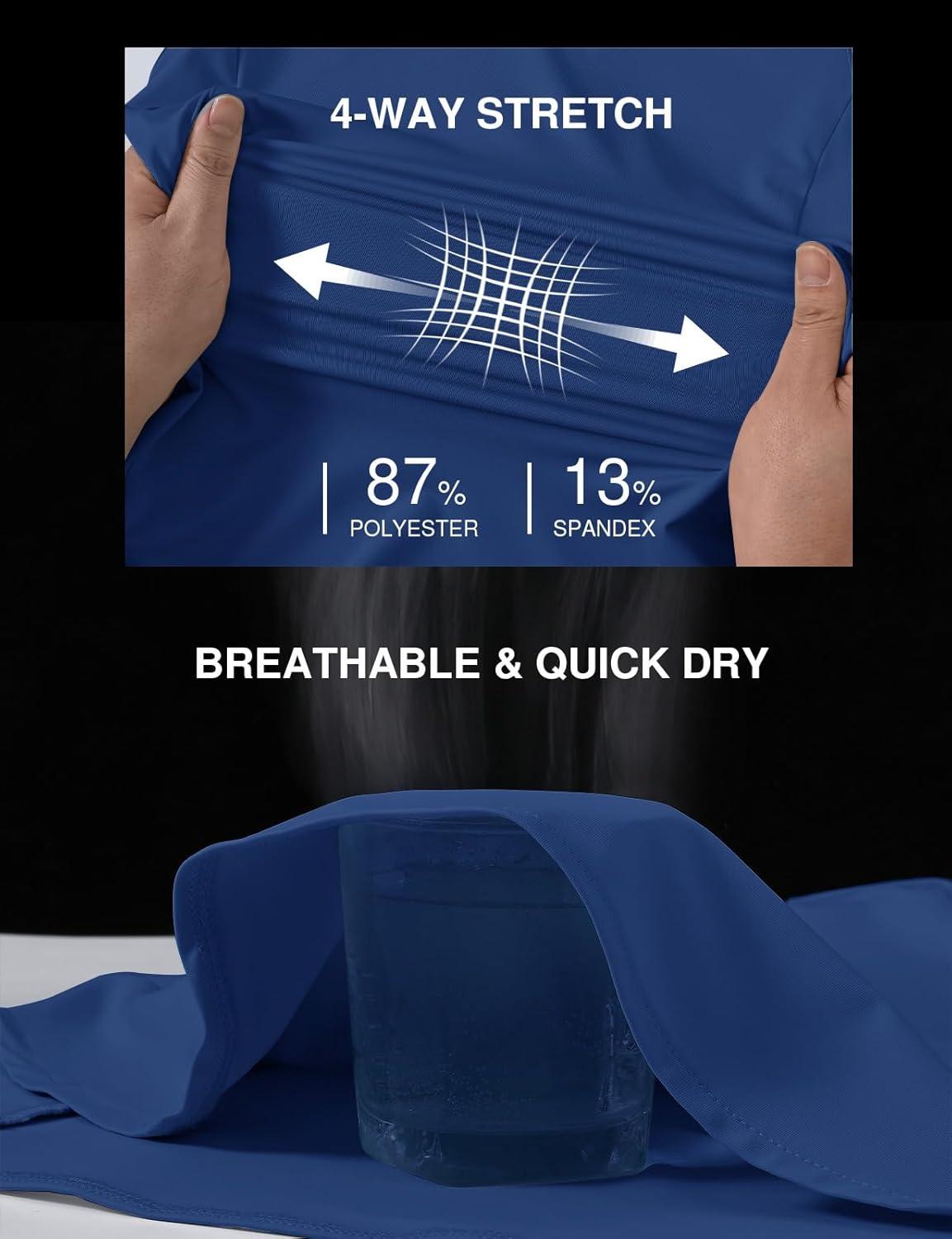 imageTBMPOY Womens Golf Sleeveless Polo Collared Tennis Tank Tops Shirts UPF 50 Sun Protection Quick Dry AthleticBlue