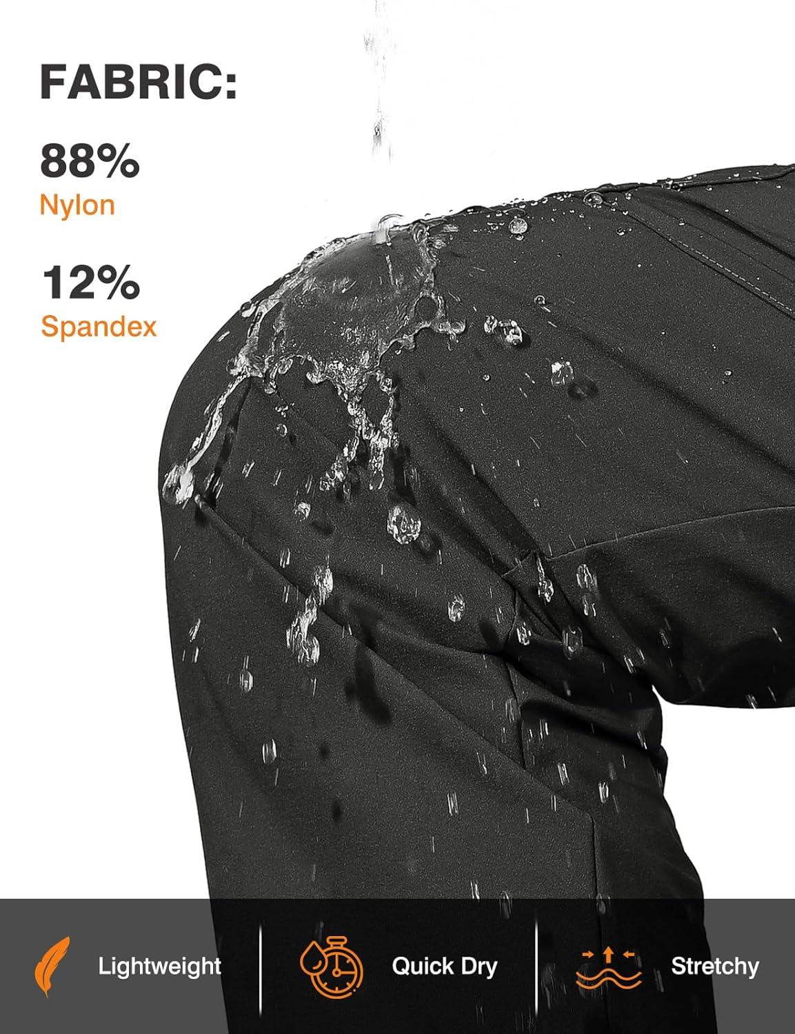 imageTBMPOY Womens Hiking Pants Water Resistant Lightweight Quick Dry Cargo Travel Fishing Work Camping Pant with 4 PocketsDark Grey
