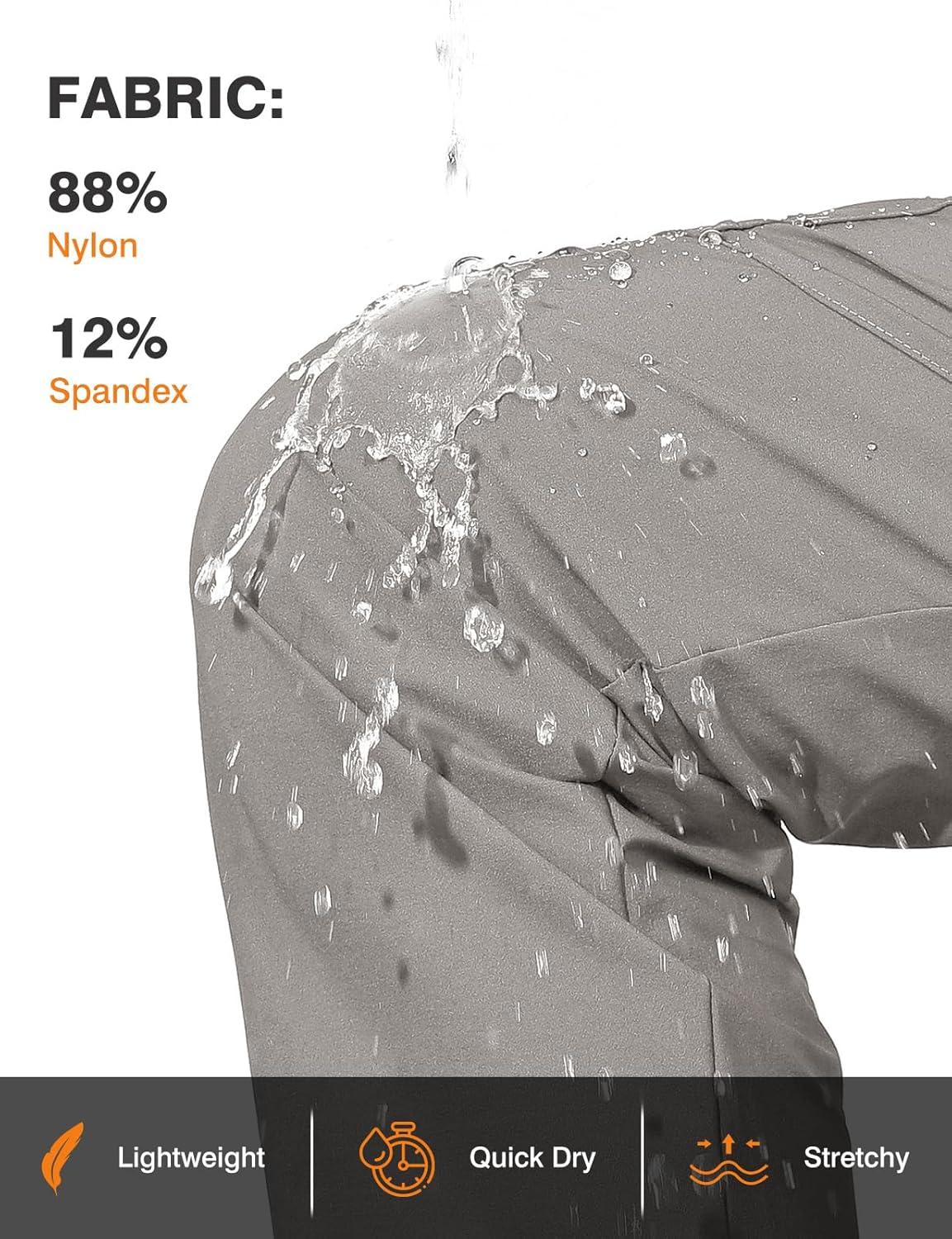 imageTBMPOY Womens Hiking Pants Water Resistant Lightweight Quick Dry Cargo Travel Fishing Work Camping Pant with 4 PocketsMedium Grey