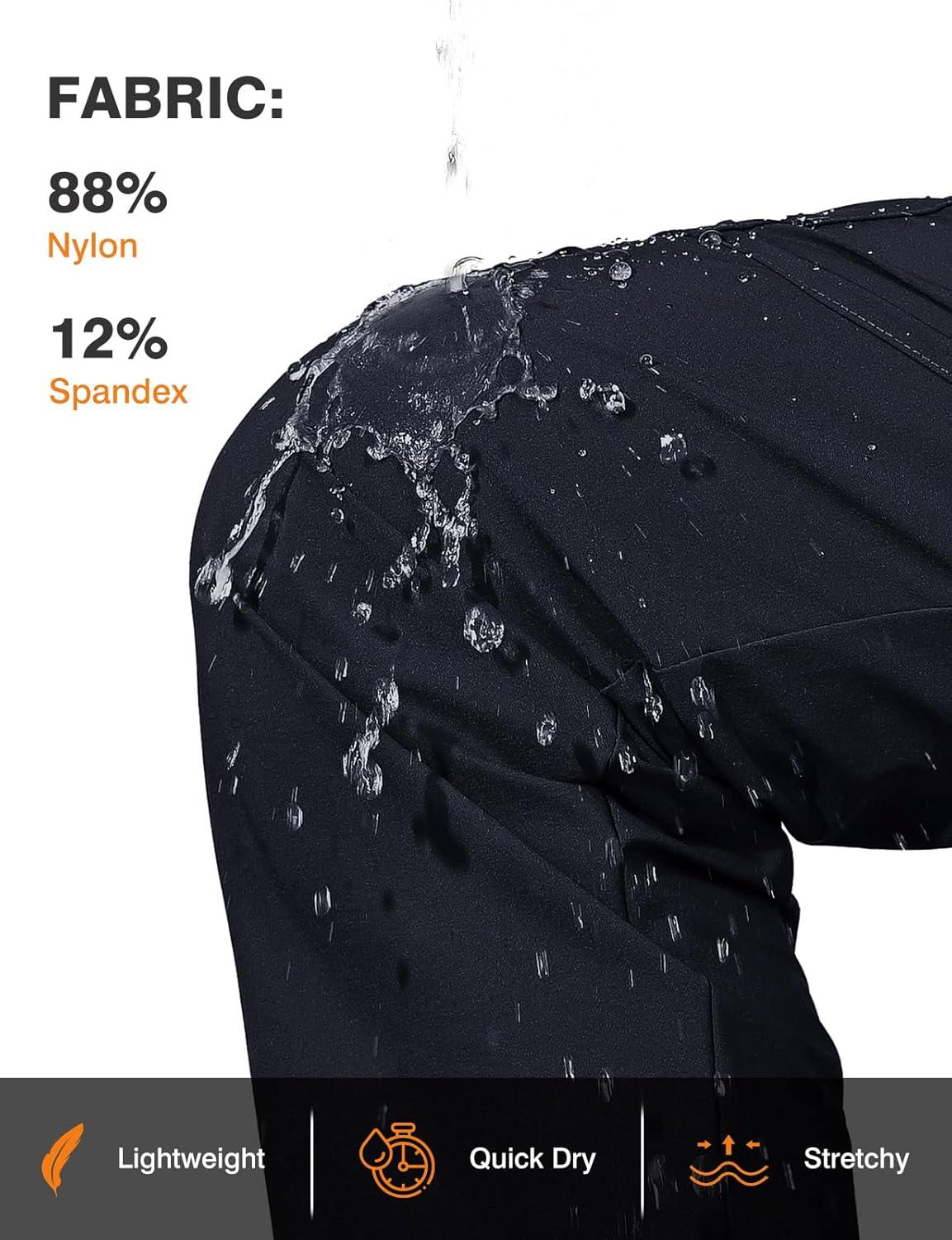 imageTBMPOY Womens Hiking Pants Water Resistant Lightweight Quick Dry Cargo Travel Fishing Work Camping Pant with 4 PocketsNavy
