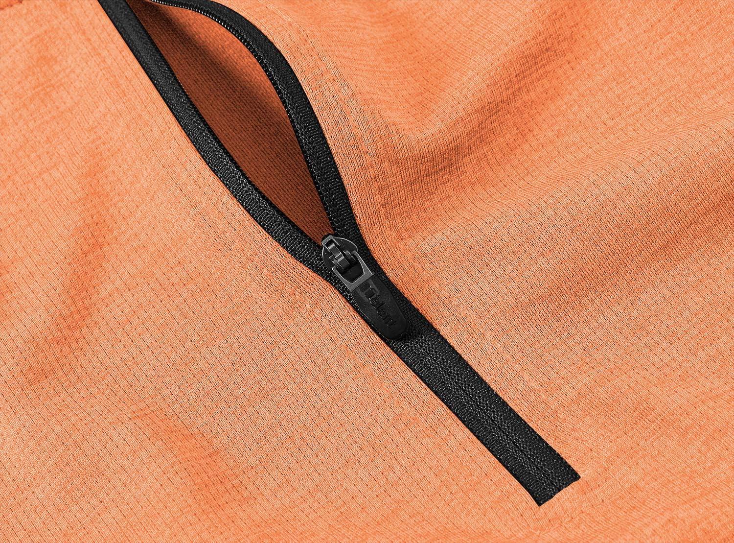imageTBMPOY Womens Sleeveless Golf Polo Shirts UPF 50 Tennis Tank Tops Quick Dry Zip Up3dark Orange