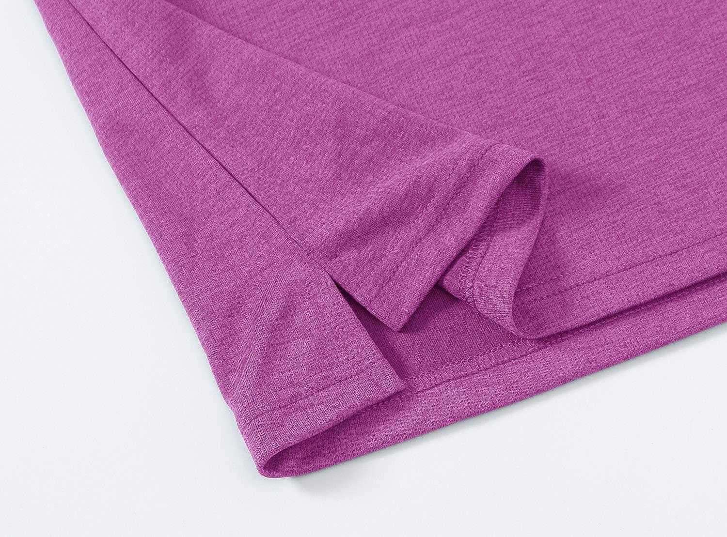 imageTBMPOY Womens Sleeveless Golf Polo Shirts UPF 50 Tennis Tank Tops Quick Dry Zip Up4purple