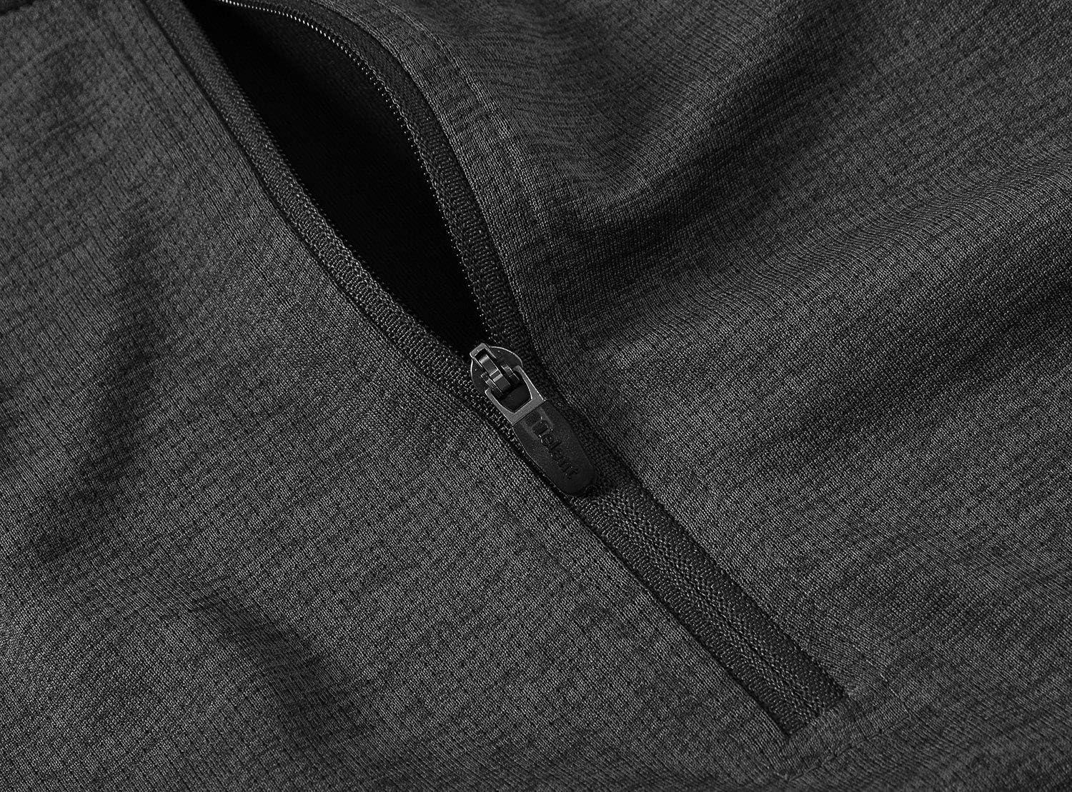 imageTBMPOY Womens Sleeveless Golf Polo Shirts UPF 50 Tennis Tank Tops Quick Dry Zip Up9dark Grey