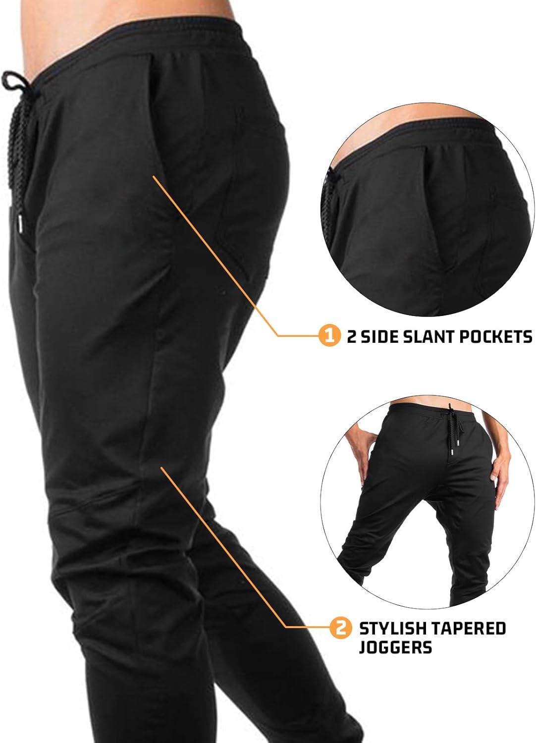 imageTBMPOY mens Sweatpants01 Black