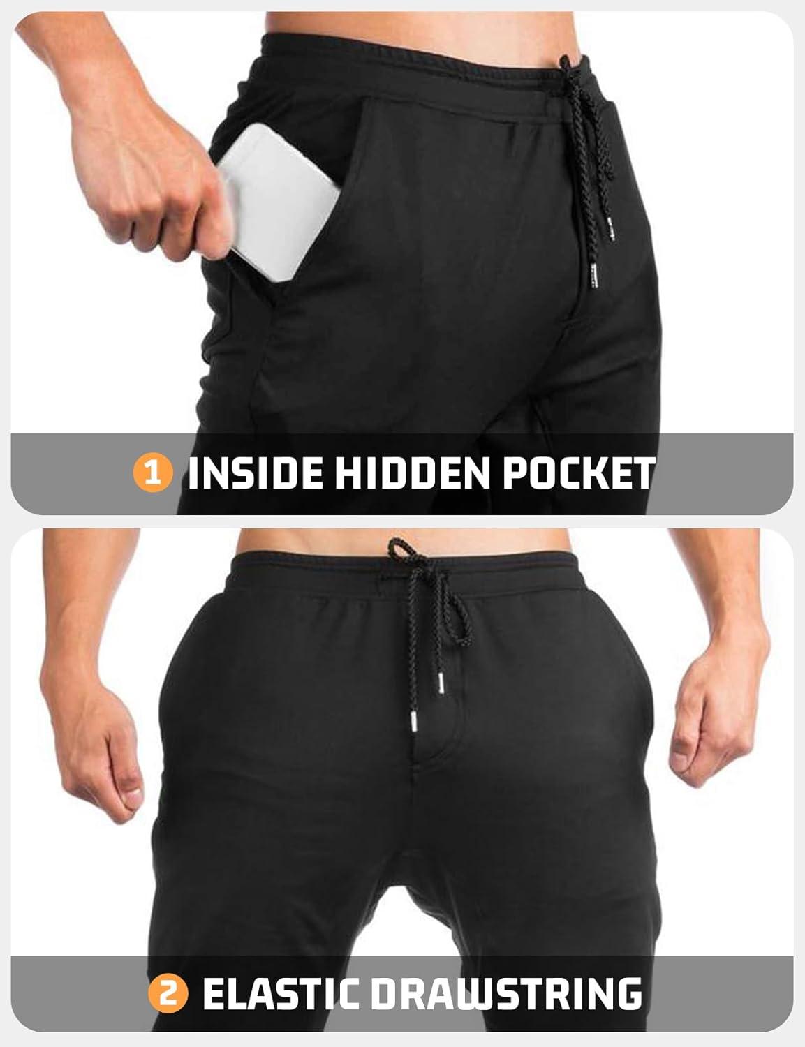 imageTBMPOY mens Sweatpants01 Black