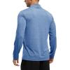 imageTBMPOY Mens 14 Zip Hiking Sun Shirts Running Pullover Long Sleeve UPF 50 Quick Dry Fishing Athletic Golf TShirt Bright BlueL