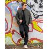 imageTBMPOY Mens Bomber Jacket Lightweight Winter Windbreaker Zip Up Padded Softshell Windproof WaterResistant Casual Fall Coat2dark Grey