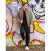 imageTBMPOY Mens Bomber Jacket Lightweight Winter Windbreaker Zip Up Padded Softshell Windproof WaterResistant Casual Fall Coat3khaki