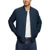 imageTBMPOY Mens Bomber Jacket Lightweight Winter Windbreaker Zip Up Padded Softshell Windproof WaterResistant Casual Fall Coat4navy