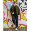 imageTBMPOY Mens Bomber Jacket Lightweight Winter Windbreaker Zip Up Padded Softshell Windproof WaterResistant Casual Fall Coat5army Green