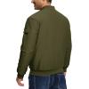 imageTBMPOY Mens Bomber Jacket Lightweight Winter Windbreaker Zip Up Padded Softshell Windproof WaterResistant Casual Fall Coat5army Green
