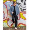 imageTBMPOY Mens Bomber Jacket Lightweight Winter Windbreaker Zip Up Padded Softshell Windproof WaterResistant Casual Fall Coat6stone Blue