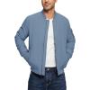 imageTBMPOY Mens Bomber Jacket Lightweight Winter Windbreaker Zip Up Padded Softshell Windproof WaterResistant Casual Fall Coat6stone Blue