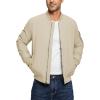 imageTBMPOY Mens Bomber Jacket Lightweight Winter Windbreaker Zip Up Padded Softshell Windproof WaterResistant Casual Fall Coat7lightweight Khaki