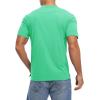 imageTBMPOY Mens Henley Polo Shirts Short Sleeve Casual TShirt Lightweight Collarless Work Outdoor Golf ShirtsGreen