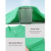 imageTBMPOY Mens Henley Polo Shirts Short Sleeve Casual TShirt Lightweight Collarless Work Outdoor Golf ShirtsGreen
