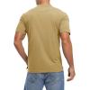 imageTBMPOY Mens Henley Polo Shirts Short Sleeve Casual TShirt Lightweight Collarless Work Outdoor Golf ShirtsKhaki
