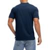 imageTBMPOY Mens Henley Polo Shirts Short Sleeve Casual TShirt Lightweight Collarless Work Outdoor Golf ShirtsNavy