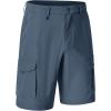 imageTBMPOY Mens Hiking Cargo Shorts 9quot Quick Dry Stretch Work Golf Shorts Outdoor 5 Pockets Elastic Waist for Travel CasualDenim Blue